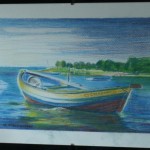 Kredka woskowa na papierze, 2015 rok, 36 x 23,8 cm