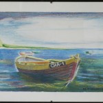 Kredka woskowa na papierze, 2015 rok, 42 x 29,8 cm